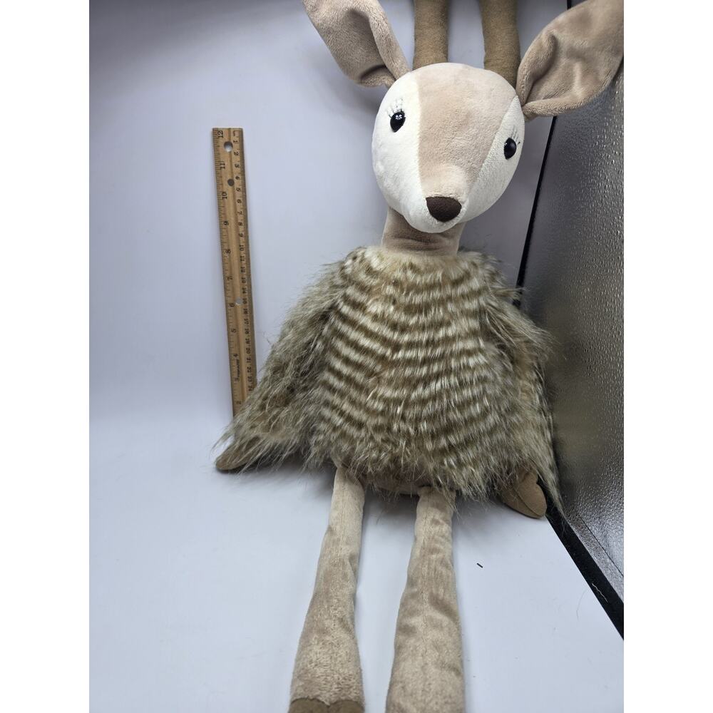 Jellycat Roxie Reindeer Doe Plush Brown Excellent Condition - Picture 3 of 6